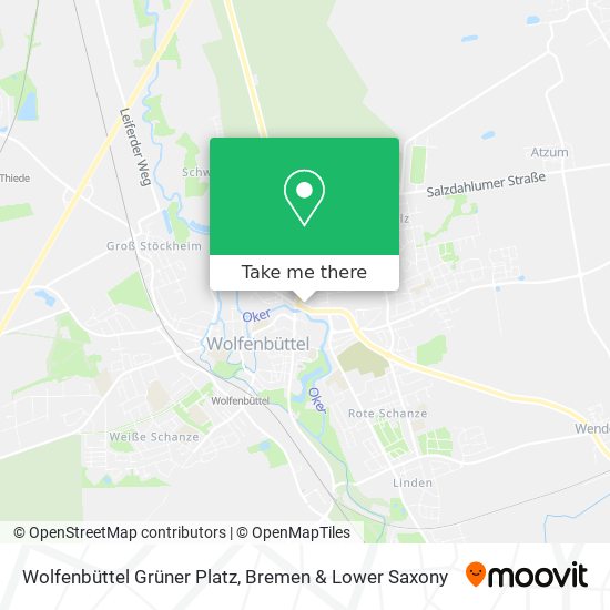 Wolfenbüttel Grüner Platz map