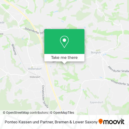 Ponteo Kassen und Partner map