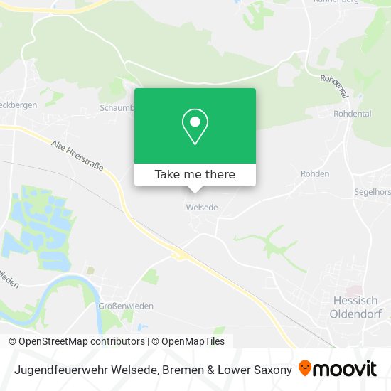 Jugendfeuerwehr Welsede map