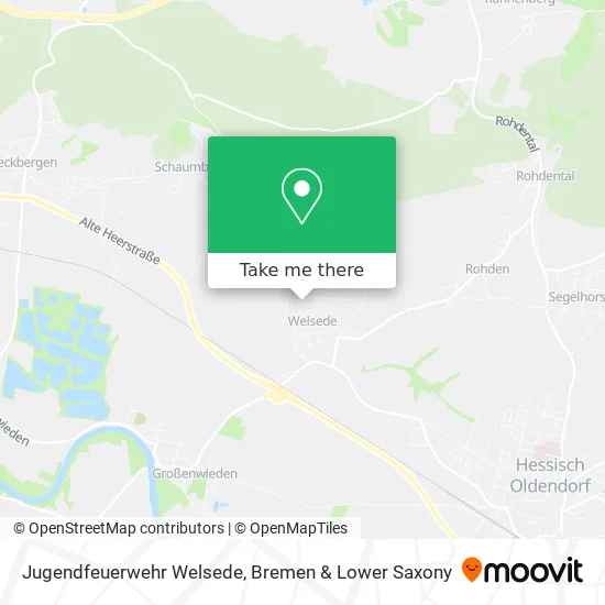 Карта Jugendfeuerwehr Welsede