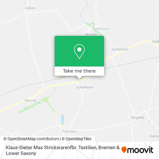 Klaus-Dieter Max Strickwarenfbr. Textilien map