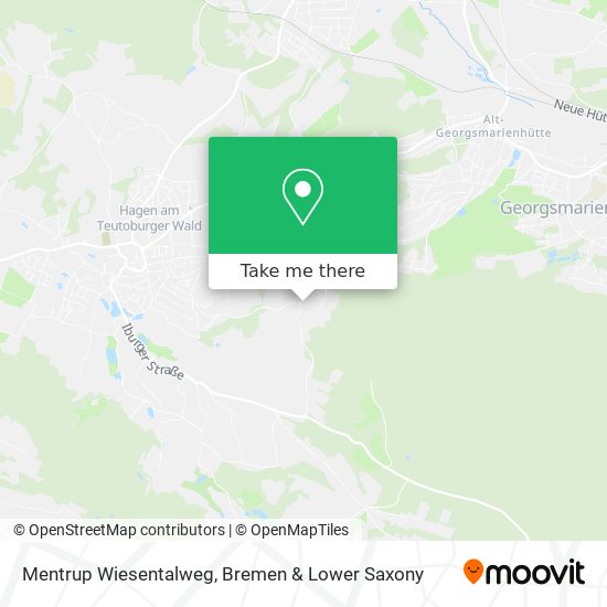 Mentrup Wiesentalweg map