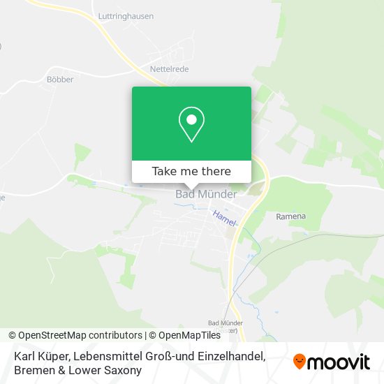 Karl Küper, Lebensmittel Groß-und Einzelhandel map