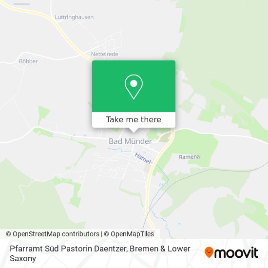 Pfarramt Süd Pastorin Daentzer map