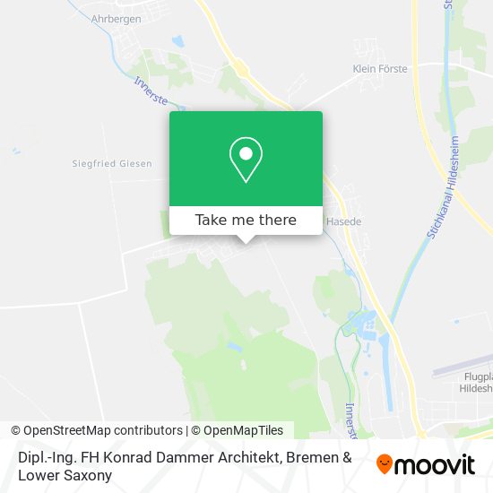 Dipl.-Ing. FH Konrad Dammer Architekt map