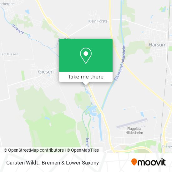 Carsten Wildt. map