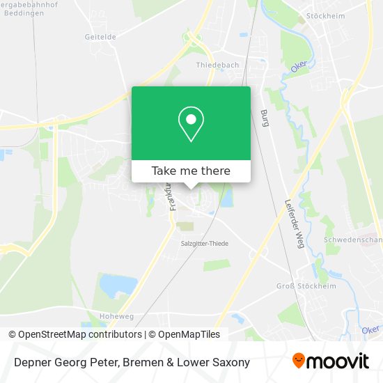 Depner Georg Peter map