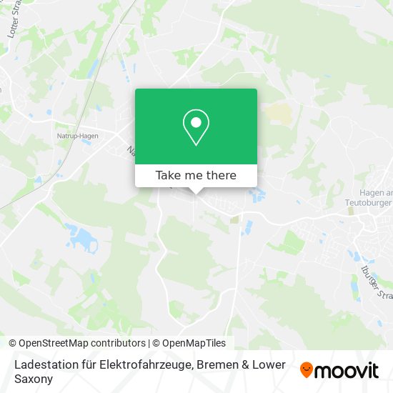 Ladestation für Elektrofahrzeuge map