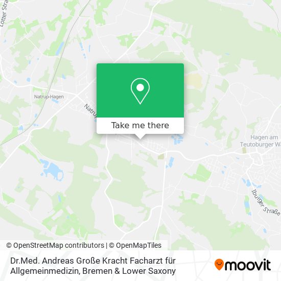 Dr.Med. Andreas Große Kracht Facharzt für Allgemeinmedizin map