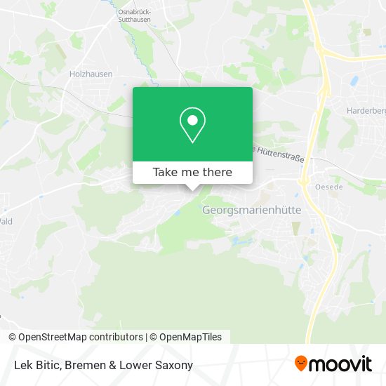 Lek Bitic map