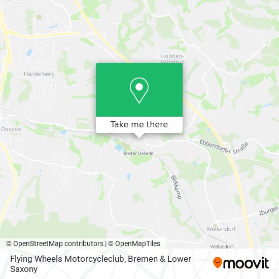 Flying Wheels Motorcycleclub map