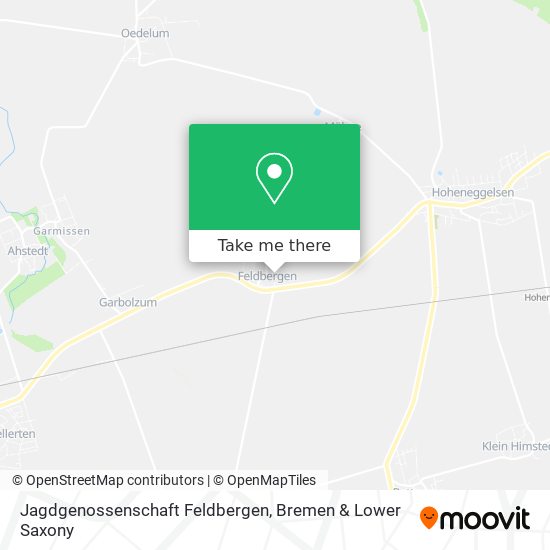 Jagdgenossenschaft Feldbergen map