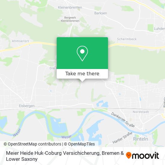 Meier Heide Huk-Coburg Versichicherung map