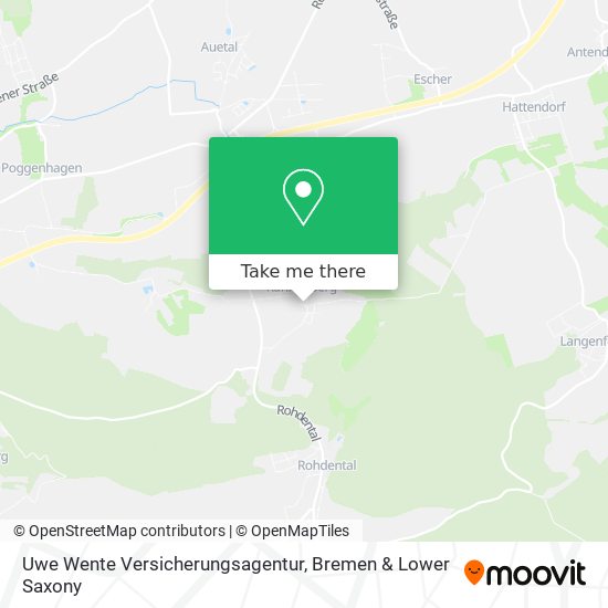 Uwe Wente Versicherungsagentur map