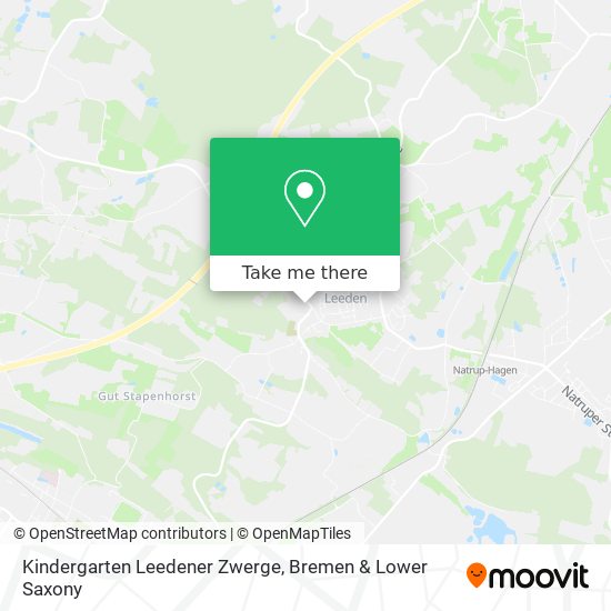 Kindergarten Leedener Zwerge map