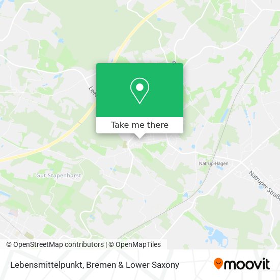 Lebensmittelpunkt map