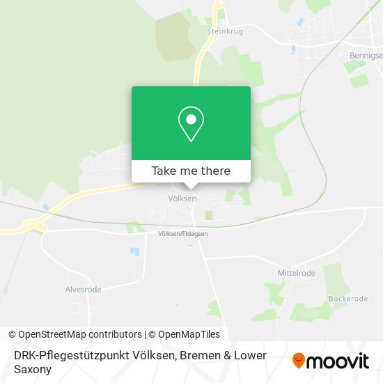 Карта DRK-Pflegestützpunkt Völksen