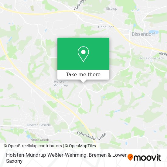 Holsten-Mündrup Weßler-Wehming map