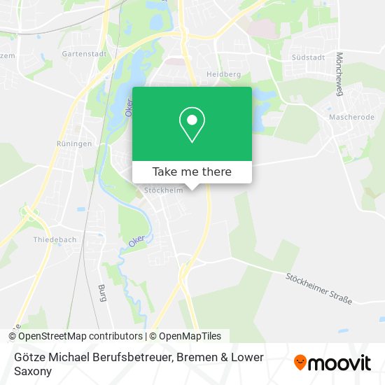 Götze Michael Berufsbetreuer map