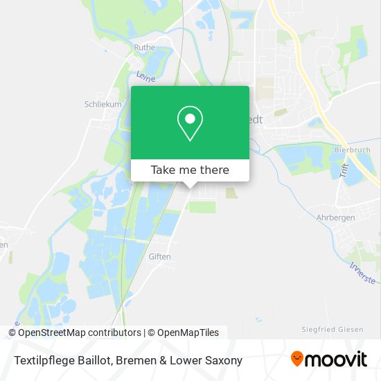 Textilpflege Baillot map