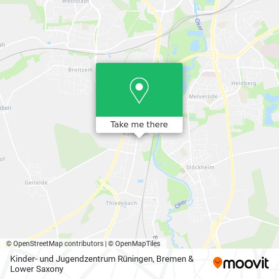 Kinder- und Jugendzentrum Rüningen map