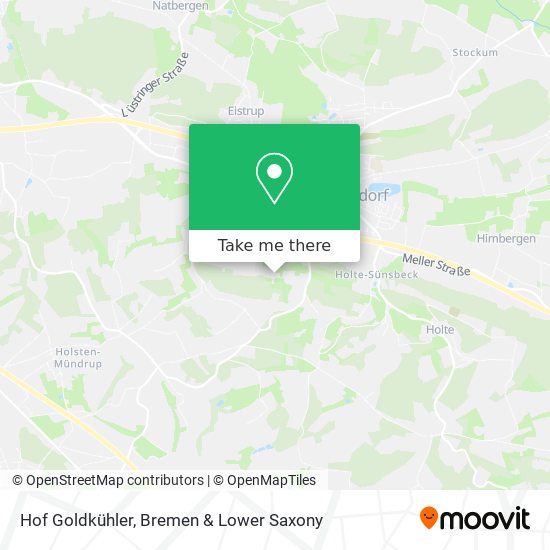 Hof Goldkühler map
