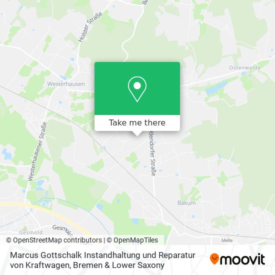 Marcus Gottschalk Instandhaltung und Reparatur von Kraftwagen map