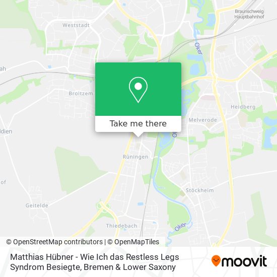 Matthias Hübner - Wie Ich das Restless Legs Syndrom Besiegte map