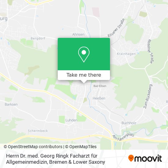 Herrn Dr. med. Georg Ringk Facharzt für Allgemeinmedizin map