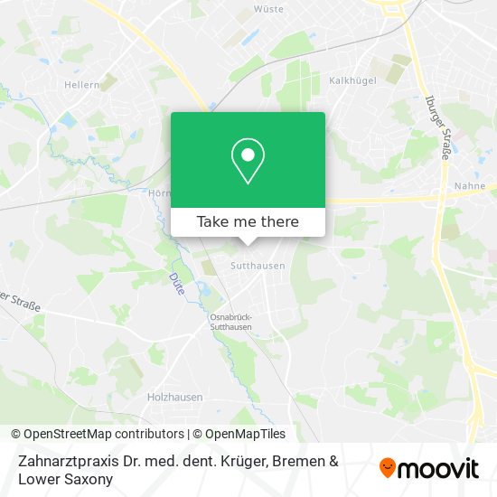 Zahnarztpraxis Dr. med. dent. Krüger map