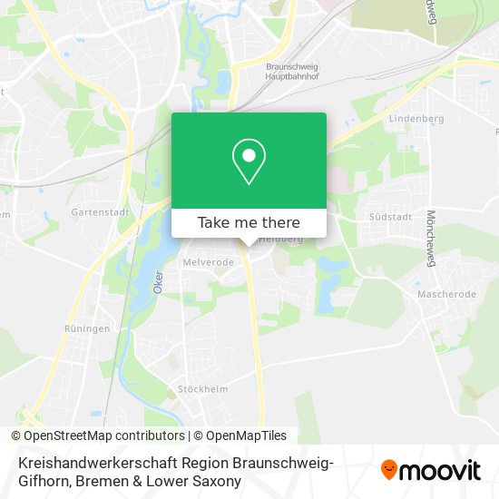 Kreishandwerkerschaft Region Braunschweig-Gifhorn map