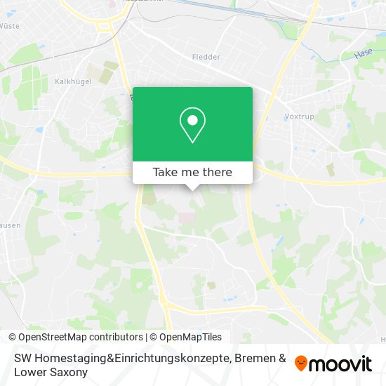 SW Homestaging&Einrichtungskonzepte map