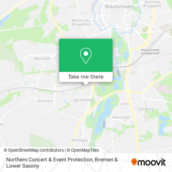 Northern Concert & Event Protection map