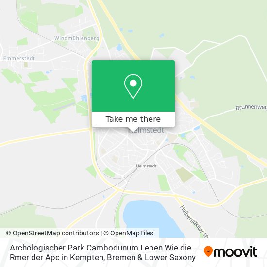 Archologischer Park Cambodunum Leben Wie die Rmer der Apc in Kempten map