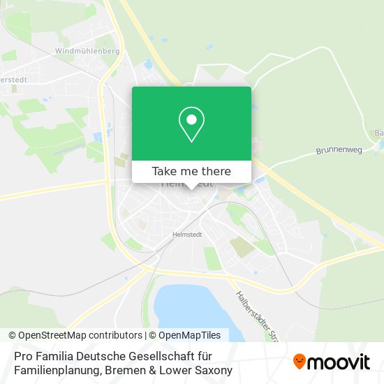 Pro Familia Deutsche Gesellschaft für Familienplanung map