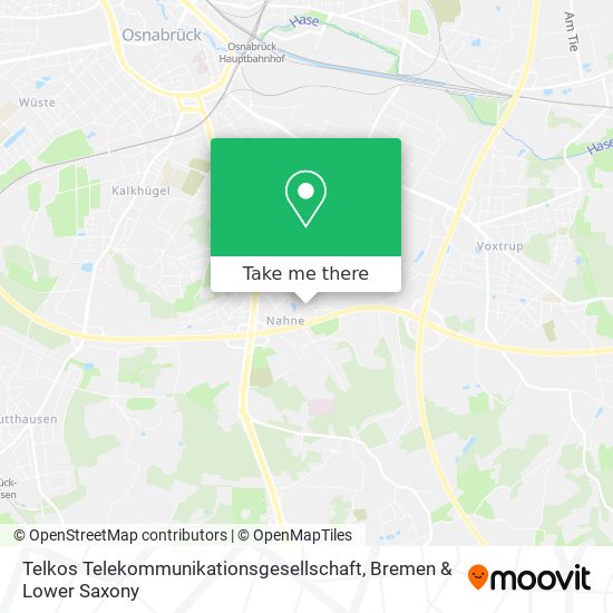 Telkos Telekommunikationsgesellschaft map
