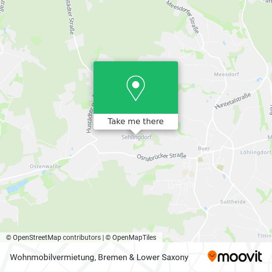 Wohnmobilvermietung map