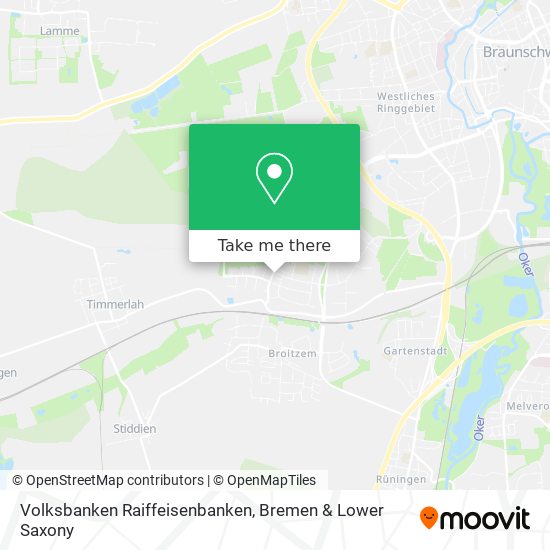 Volksbanken Raiffeisenbanken map