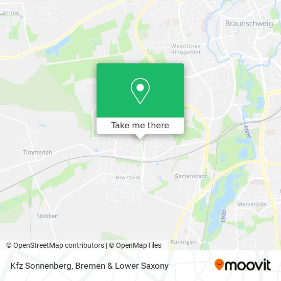 Kfz Sonnenberg map