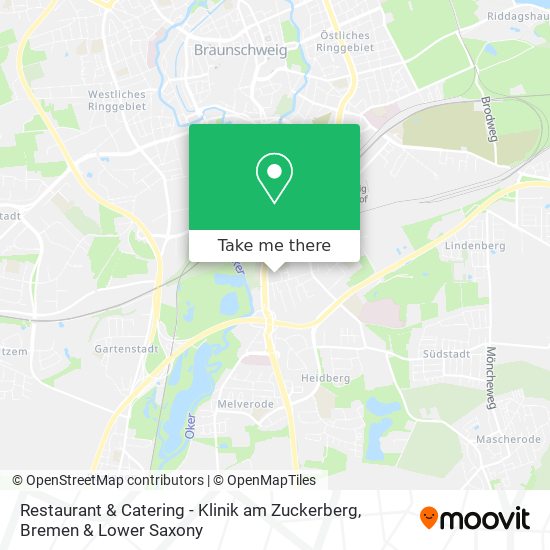 Карта Restaurant & Catering - Klinik am Zuckerberg