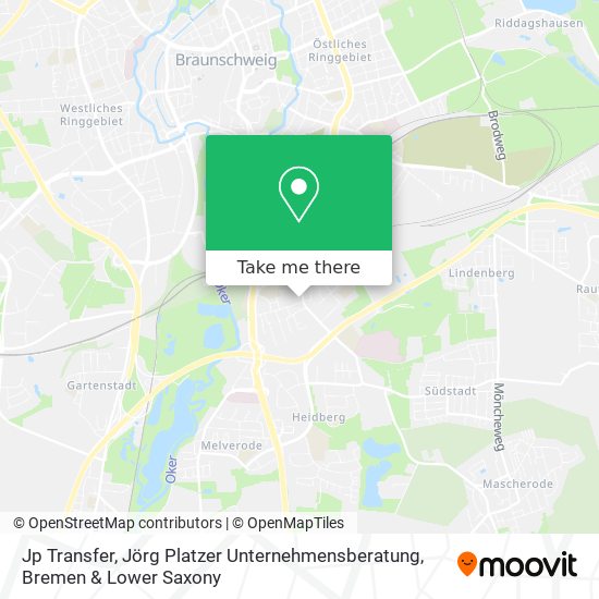 Jp Transfer, Jörg Platzer Unternehmensberatung map