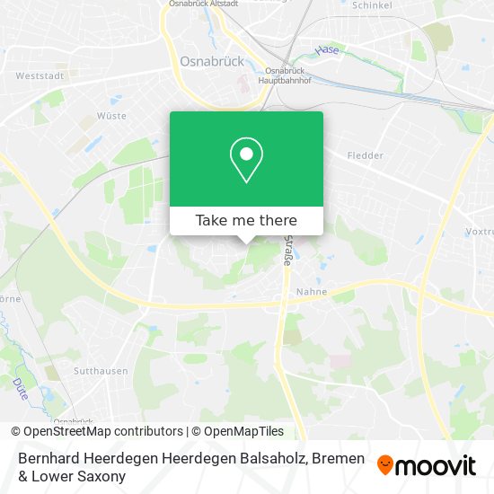 Bernhard Heerdegen Heerdegen Balsaholz map