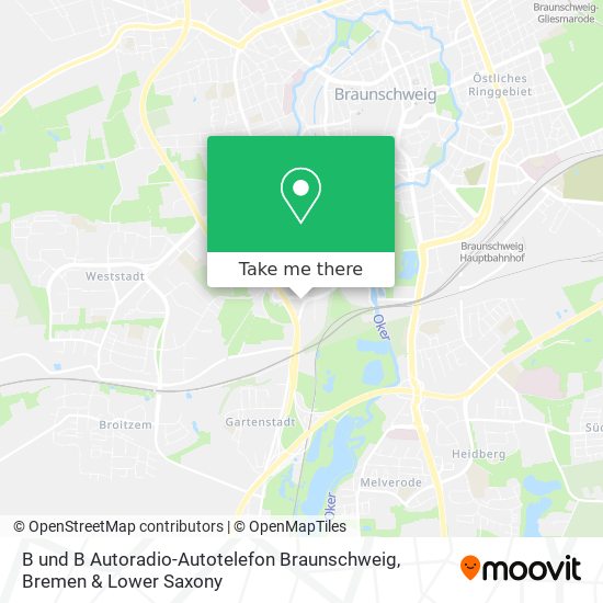 B und B Autoradio-Autotelefon Braunschweig map