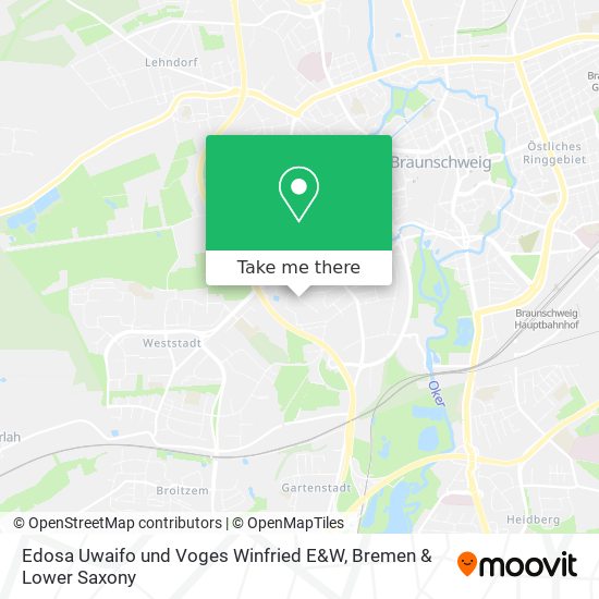 Edosa Uwaifo und Voges Winfried E&W map