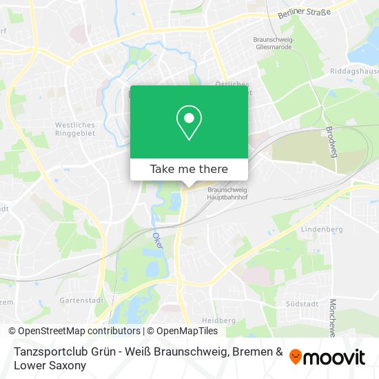 Tanzsportclub Grün - Weiß Braunschweig map