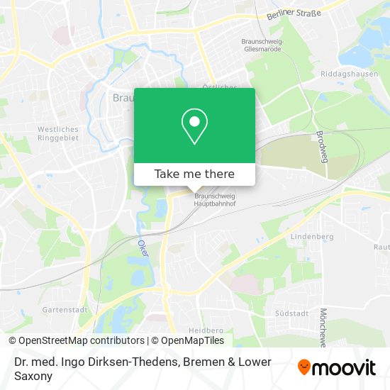Dr. med. Ingo Dirksen-Thedens map