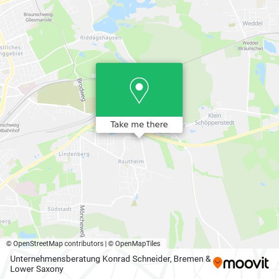 Unternehmensberatung Konrad Schneider map
