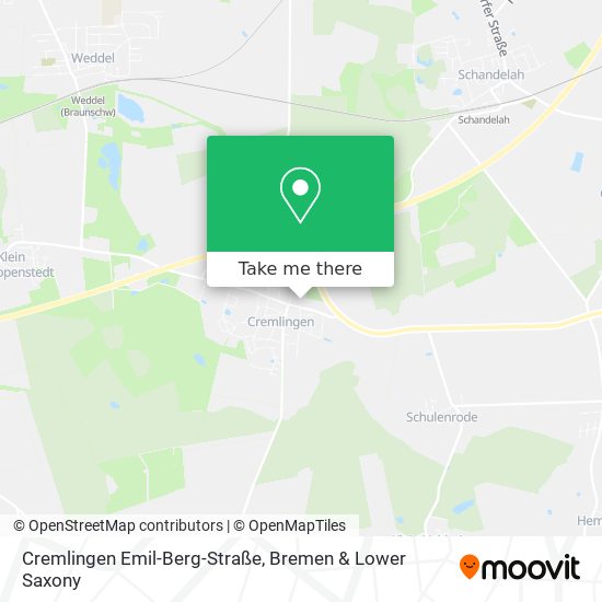 Cremlingen Emil-Berg-Straße map