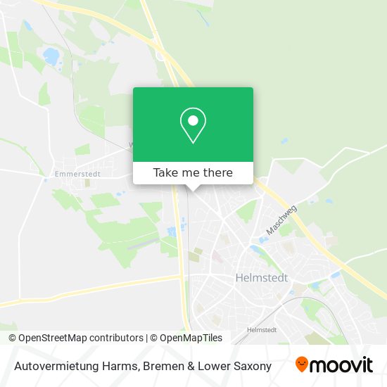 Autovermietung Harms map