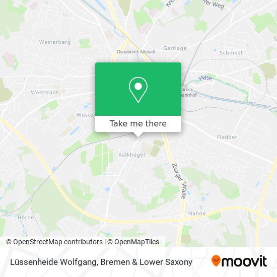 Lüssenheide Wolfgang map